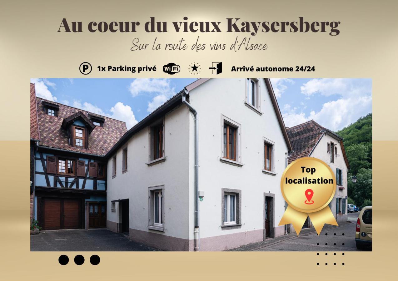 Gite Au Coeur Du Vieux Kaysersberg - Parking Prive & Wifi Kaysersberg-Vignoble Exterior foto